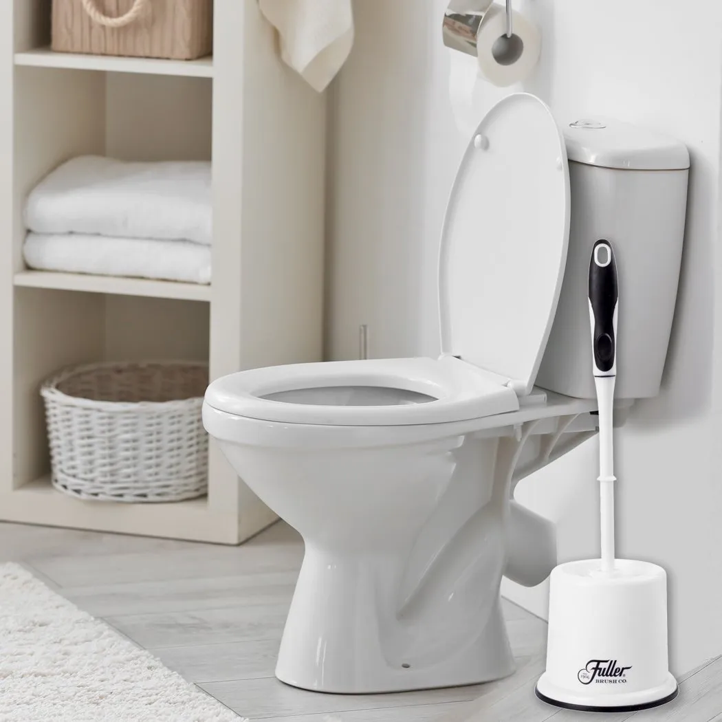 Premium Toilet Bowl Brush in Caddy Set