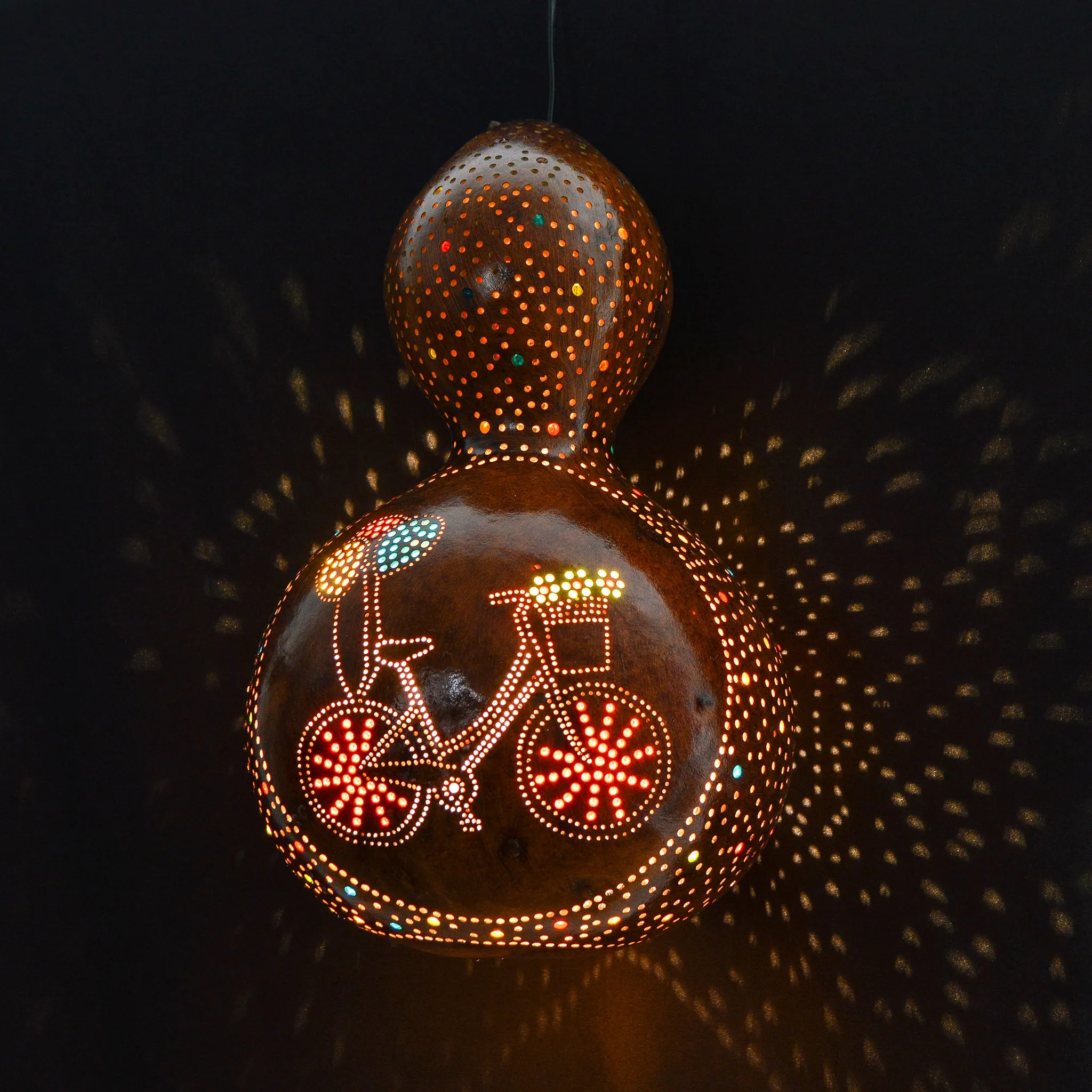 Pumpkin Lamp - Bicycle with Balloons | 205