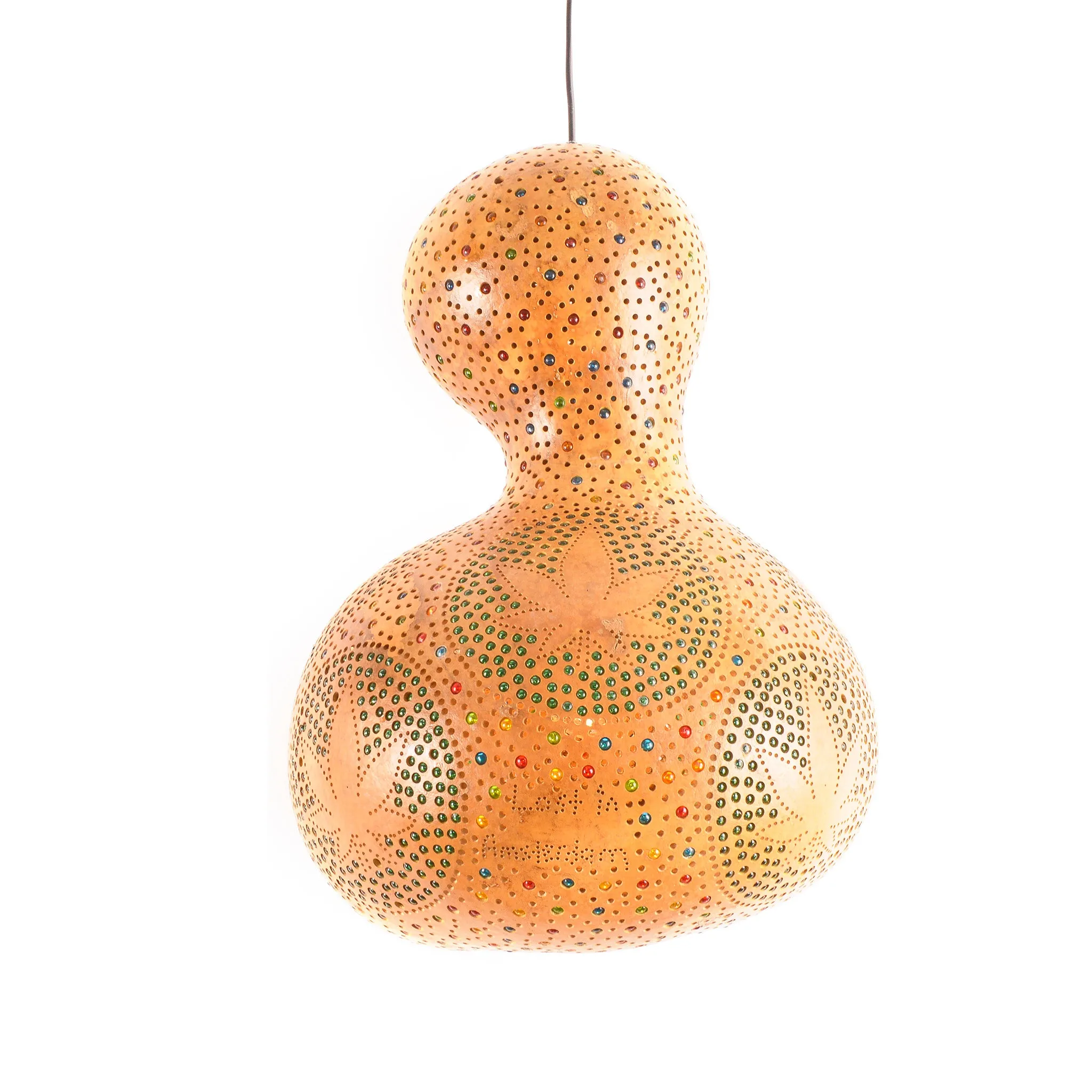 Pumpkin Lamp - Pot Leaves |210