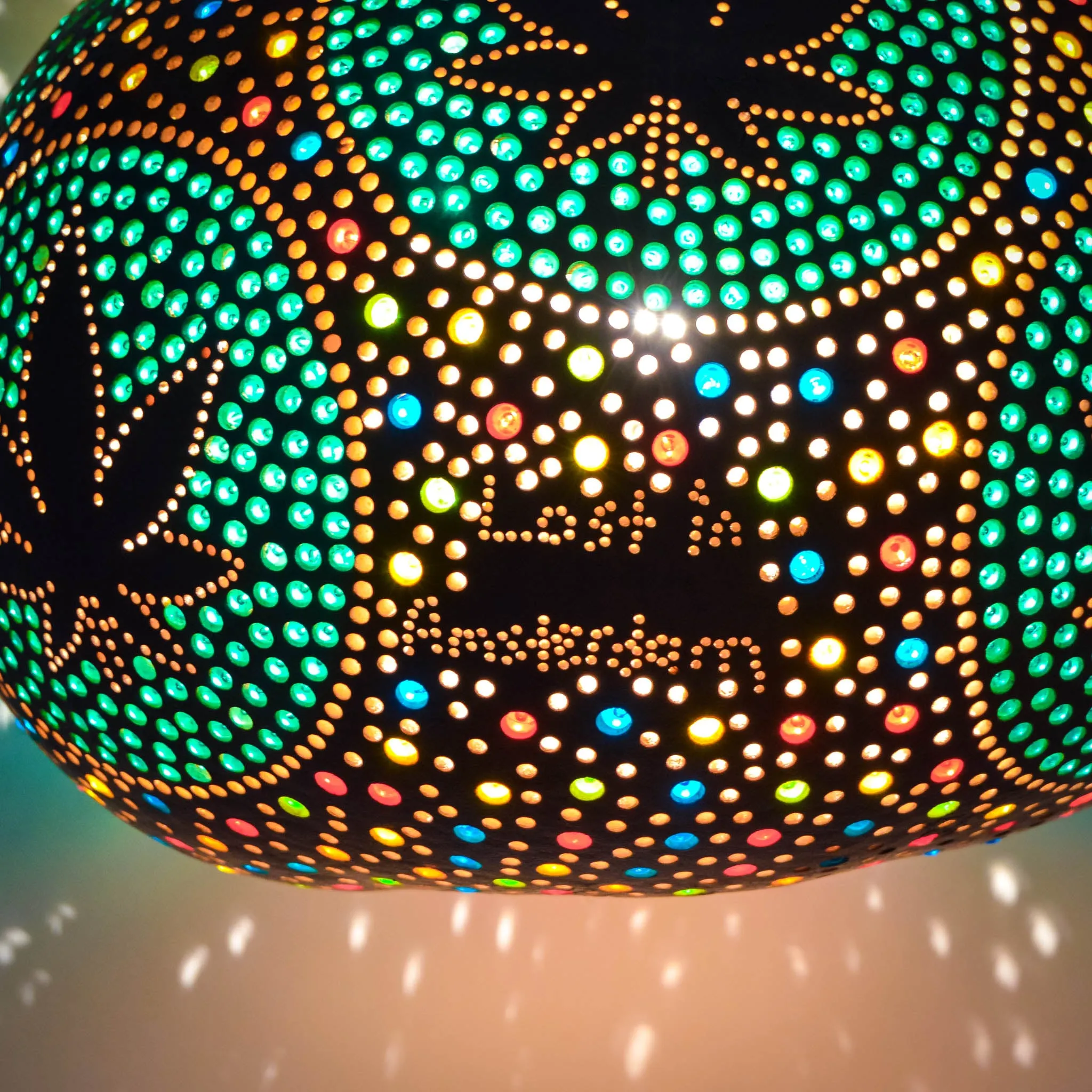Pumpkin Lamp - Pot Leaves |210