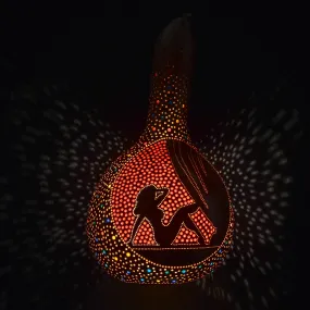 Pumpkin Lamp - Red Light District Lady in Window |264