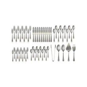 Richmond Polished Finish 55 Piece Flatware Set