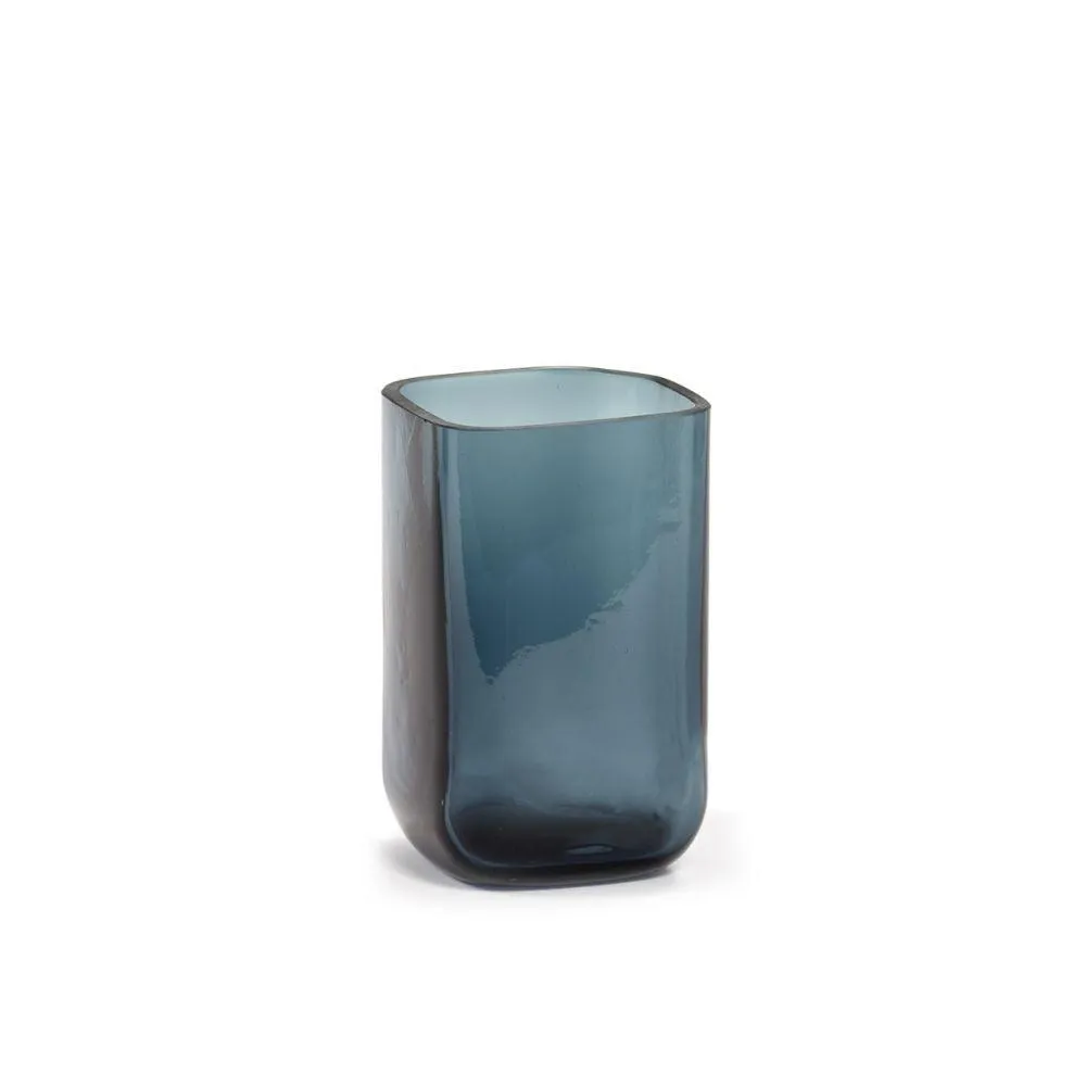 Serax Silex vase blue h. 21 cm.