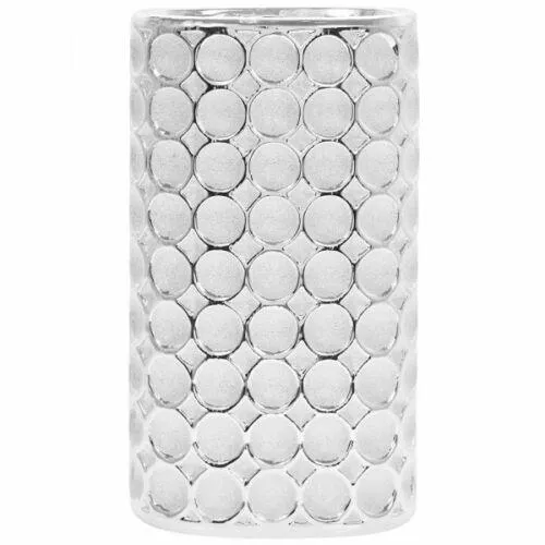 Silver Art 26cm Vase Decorative Display Ornament Home Decor