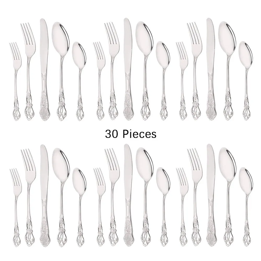 Silver Royal Dinnerware Set