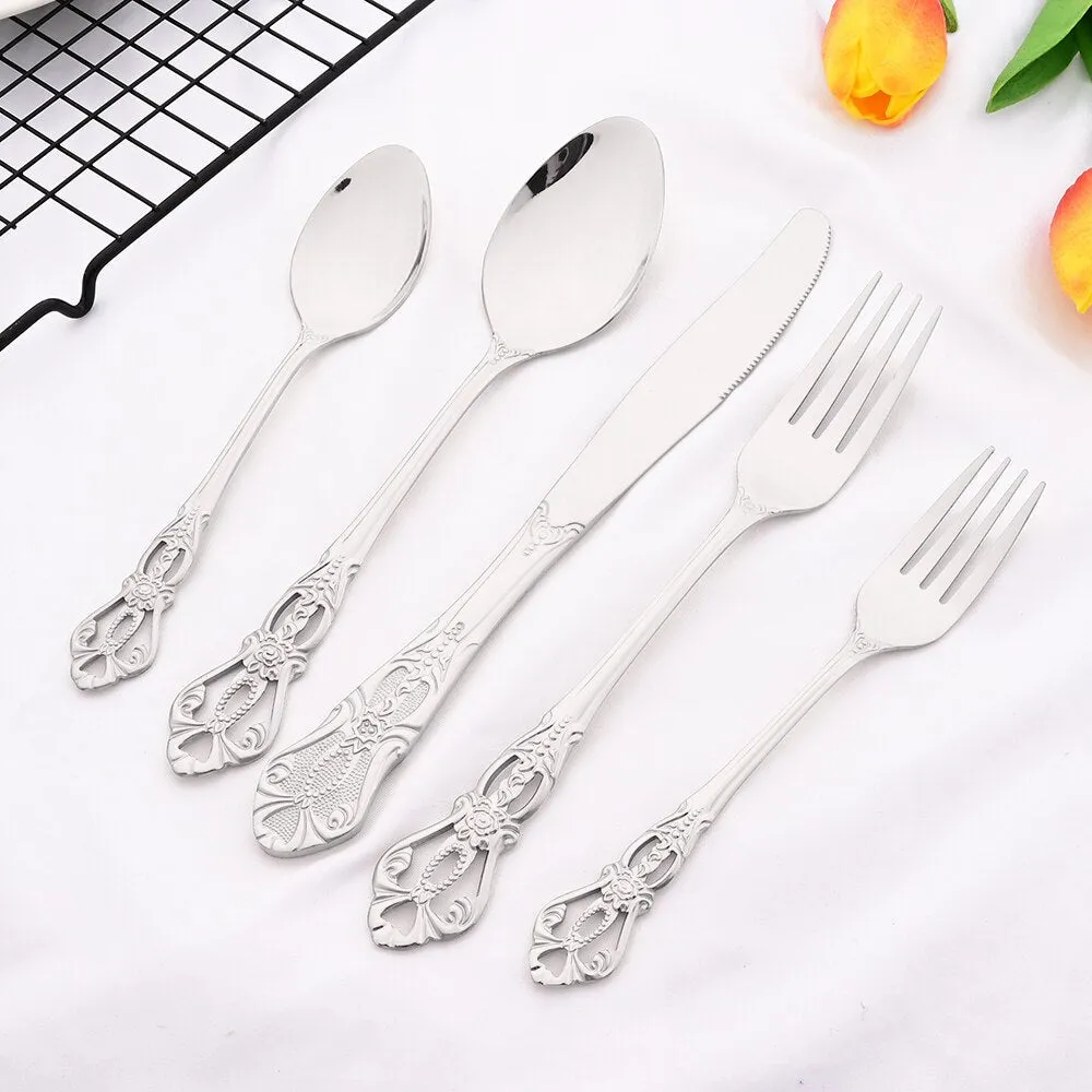 Silver Royal Dinnerware Set