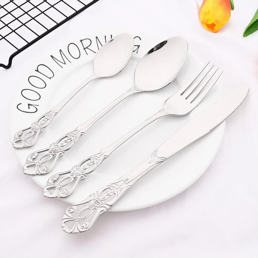 Silver Royal Dinnerware Set