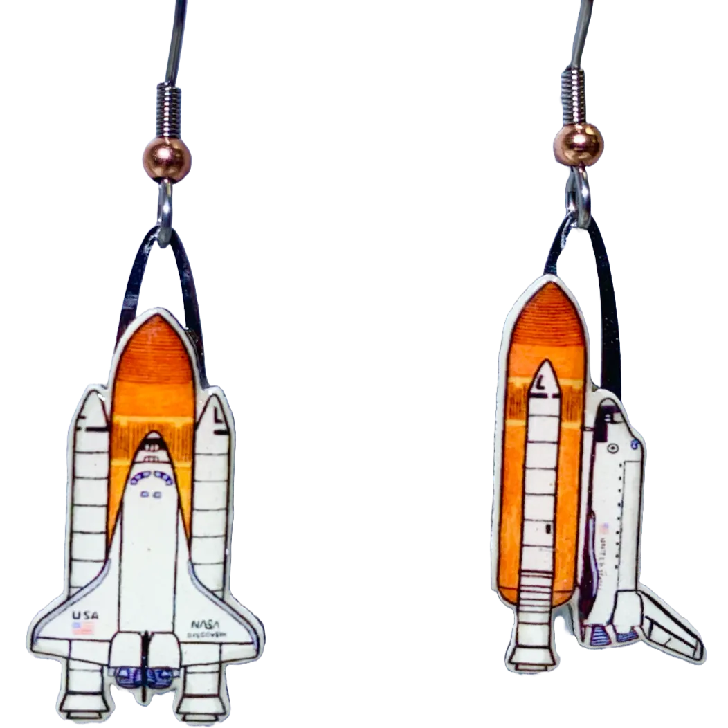 Space Shuttle Earrings