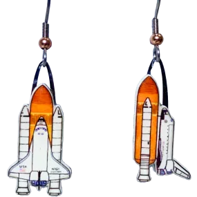 Space Shuttle Earrings