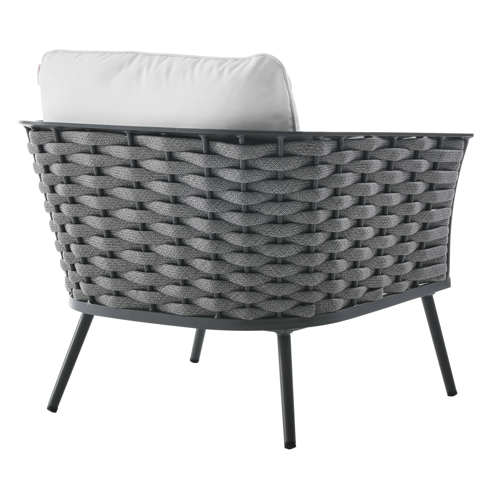 Stance 3 Piece Outdoor Patio Aluminum Sectional  Sofa Set