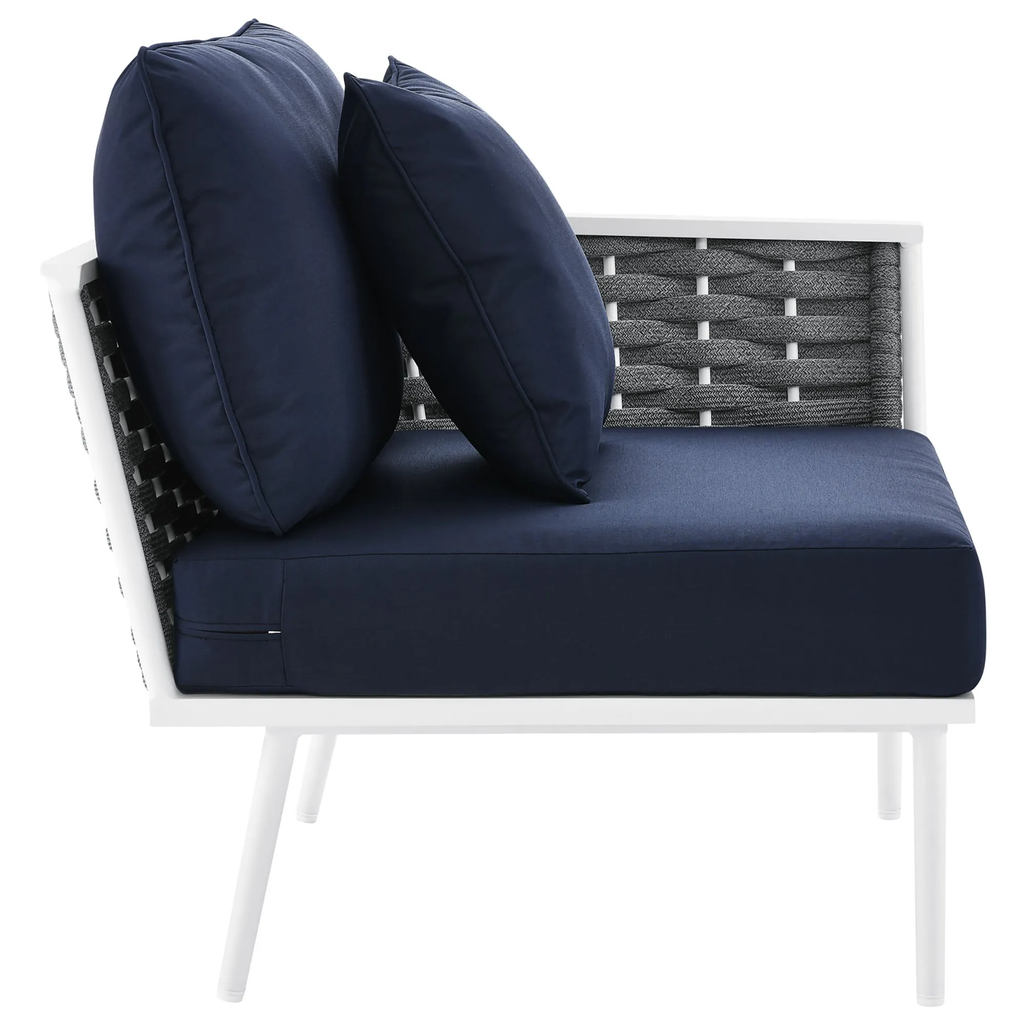 Stance Outdoor Patio Aluminum Right-Facing Armchair by Modway