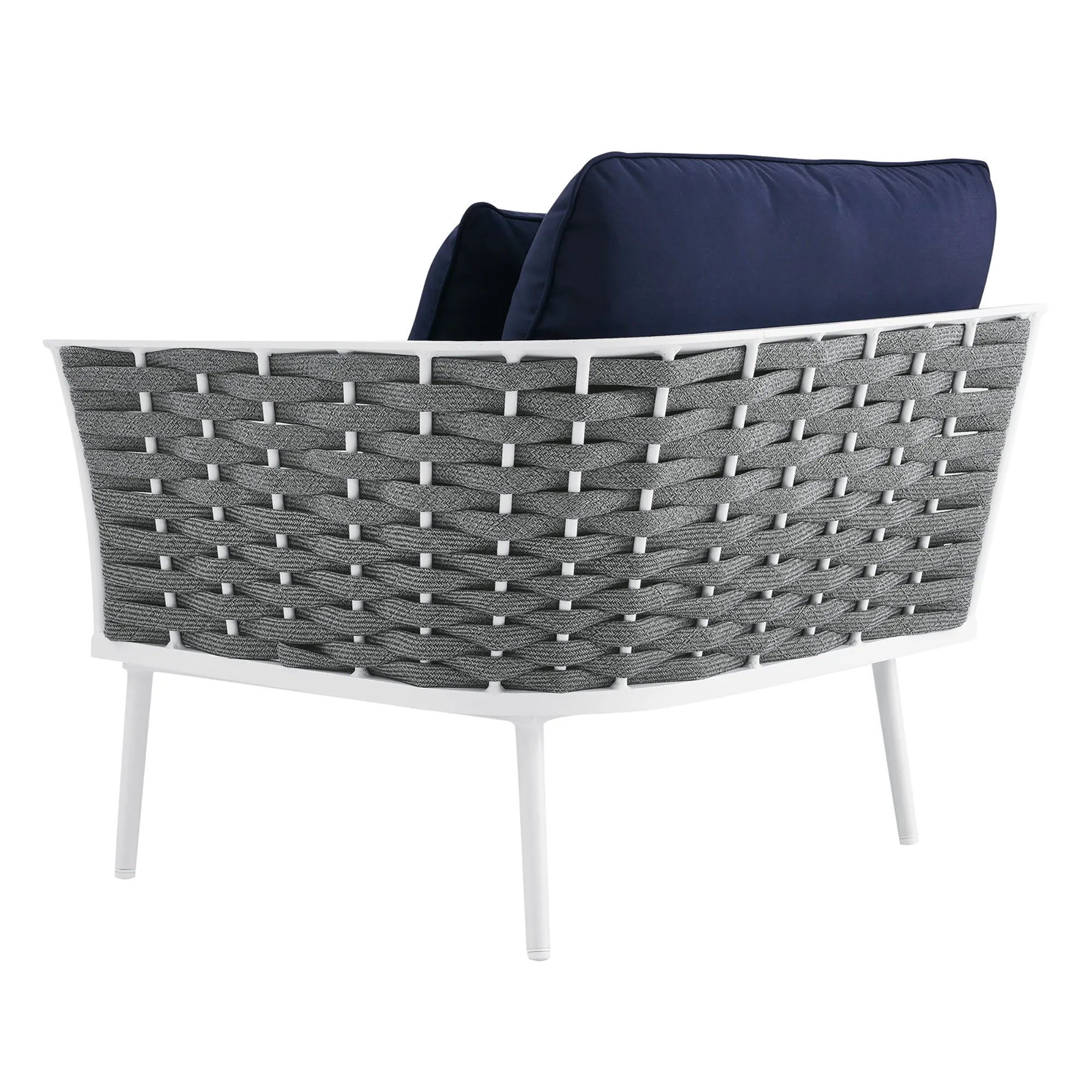 Stance Outdoor Patio Aluminum Right-Facing Armchair by Modway