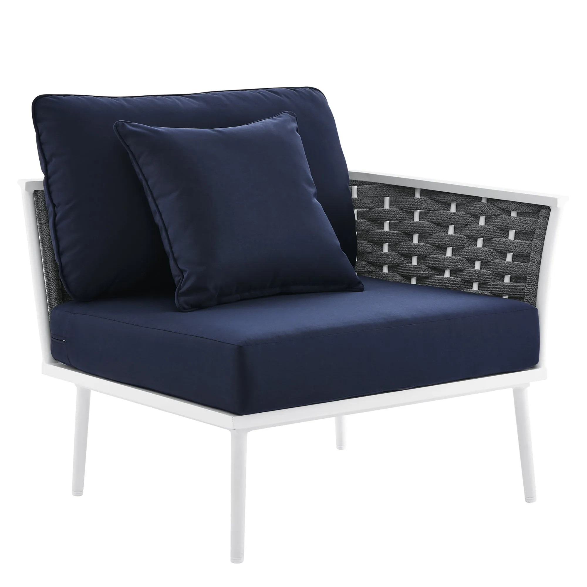 Stance Outdoor Patio Aluminum Right-Facing Armchair by Modway