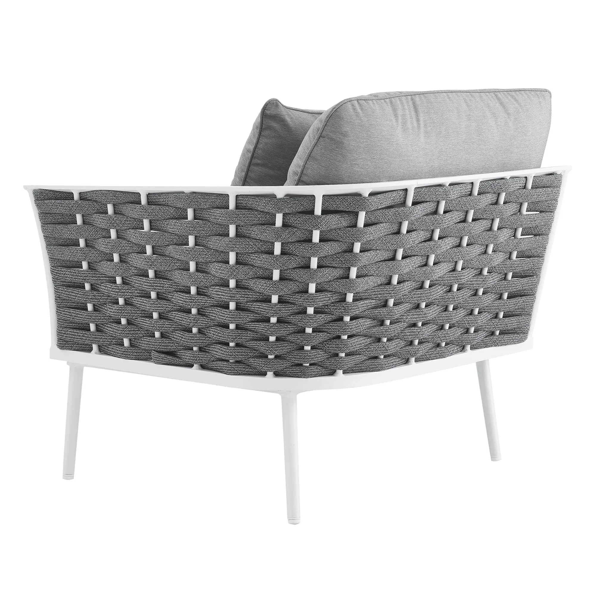 Stance Outdoor Patio Aluminum Right-Facing Armchair by Modway