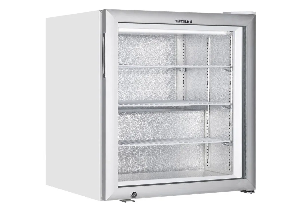 Tefcold UF100G 90 Ltr Glass Door Display Freezer