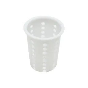 Thunder Group PLFC001 4-3/8" x 5-3/8" Flatware Cylinder with Outer Lip Pack of 12