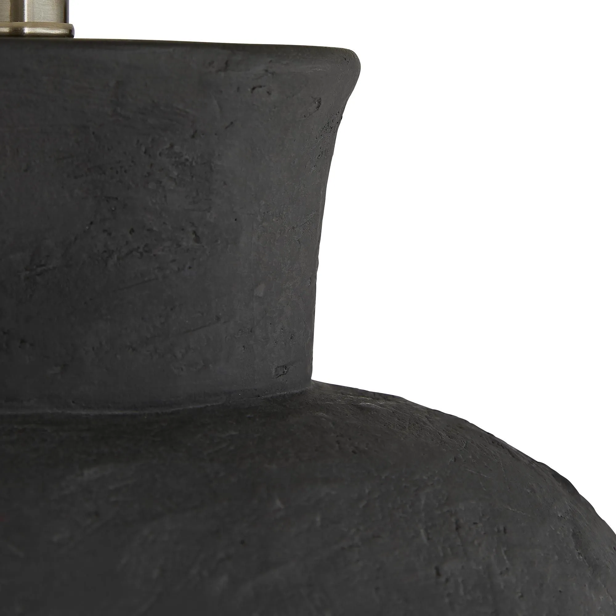 Troy Charcoal Terracotta Lamp
