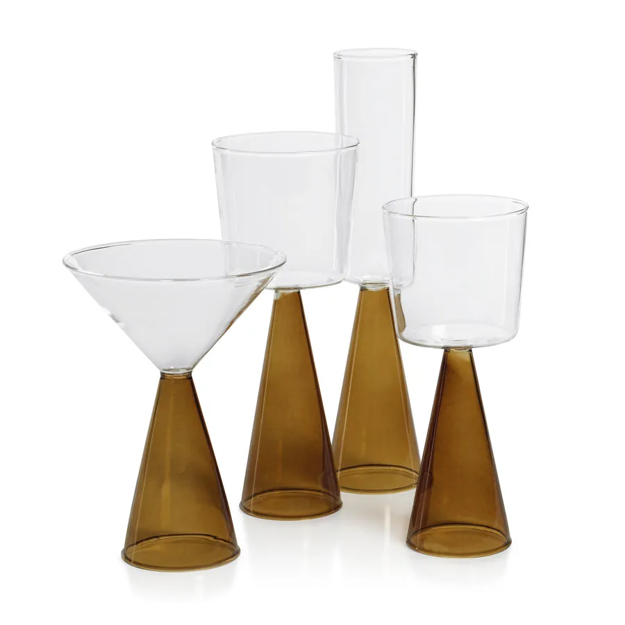 Veneto Glassware - Amber