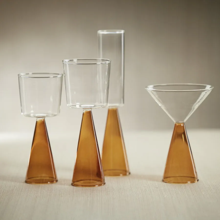 Veneto Glassware - Amber