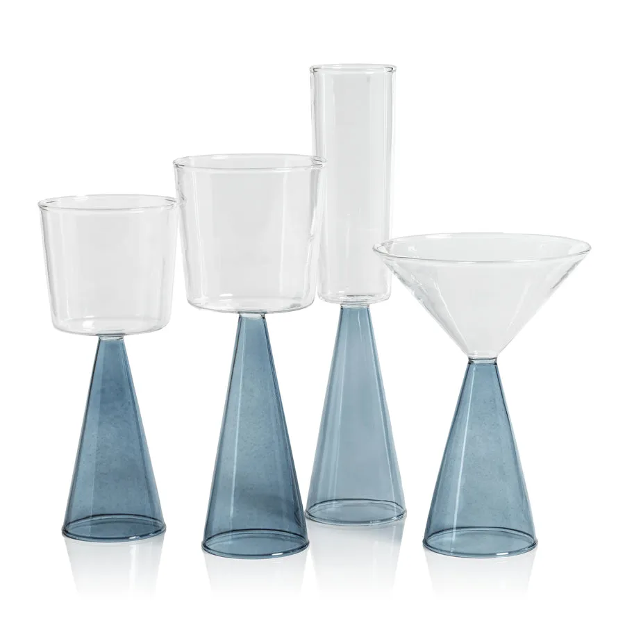 Veneto Glassware - Blue