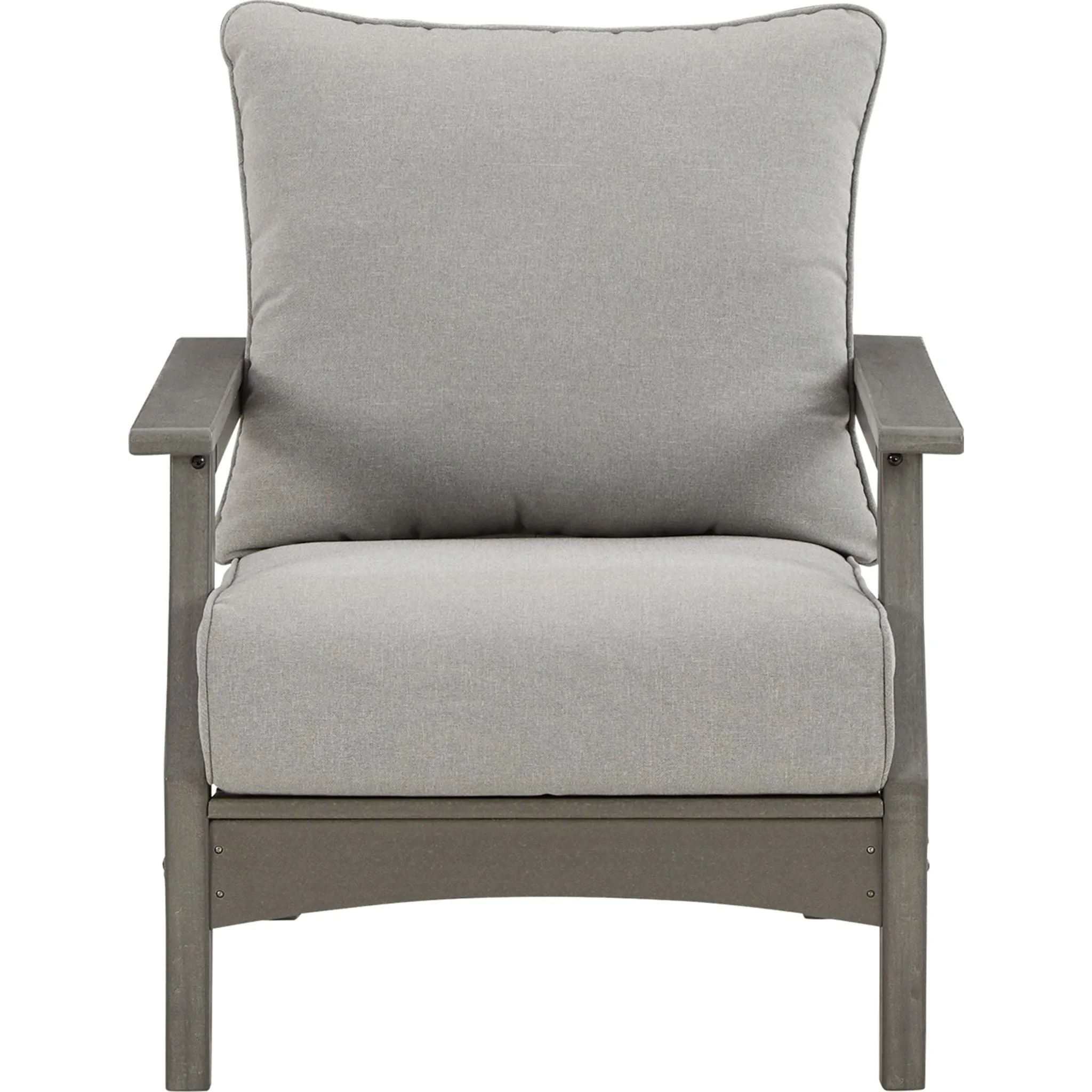 Visola Outdoor Lounge Chair with Cushion (set of 2) - Gray