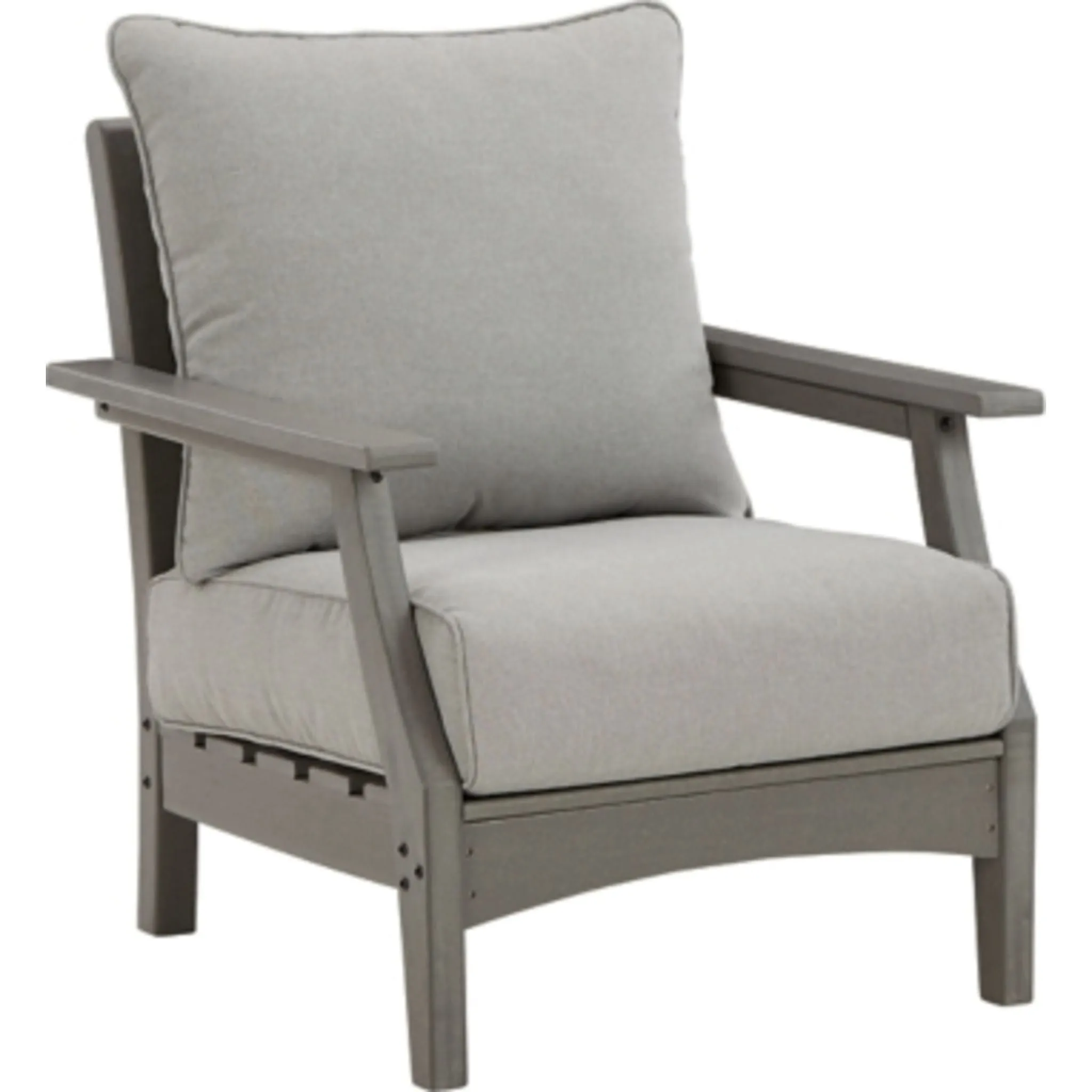 Visola Outdoor Lounge Chair with Cushion (set of 2) - Gray
