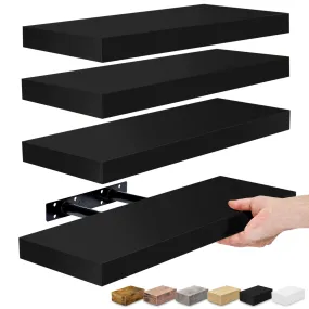 Wall Mounted Bookshelf (4 Pack)