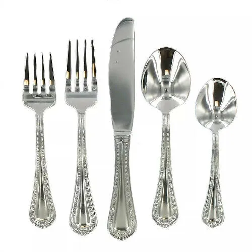 Wallace Stainless Steel Flatware Set - 52 pc. - Chesire Bead