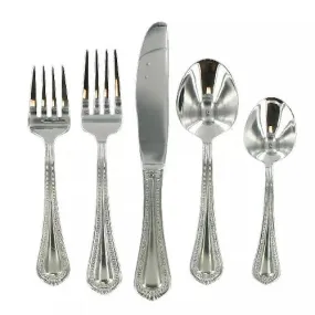 Wallace Stainless Steel Flatware Set - 52 pc. - Chesire Bead