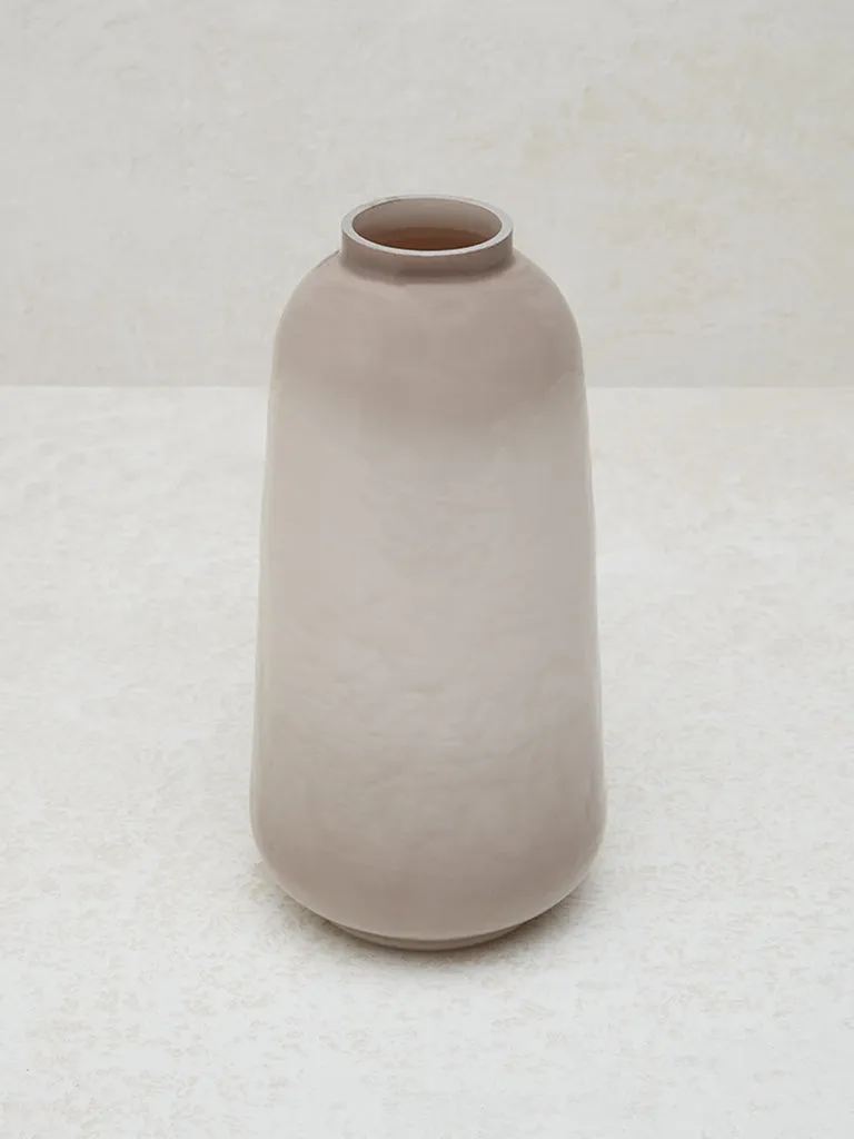 Westside Home Beige Ombre Finish Vase - Small