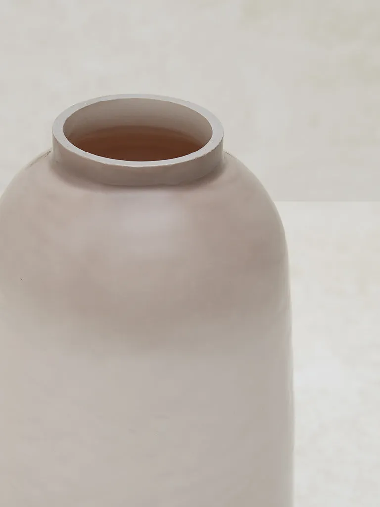 Westside Home Beige Ombre Finish Vase - Small
