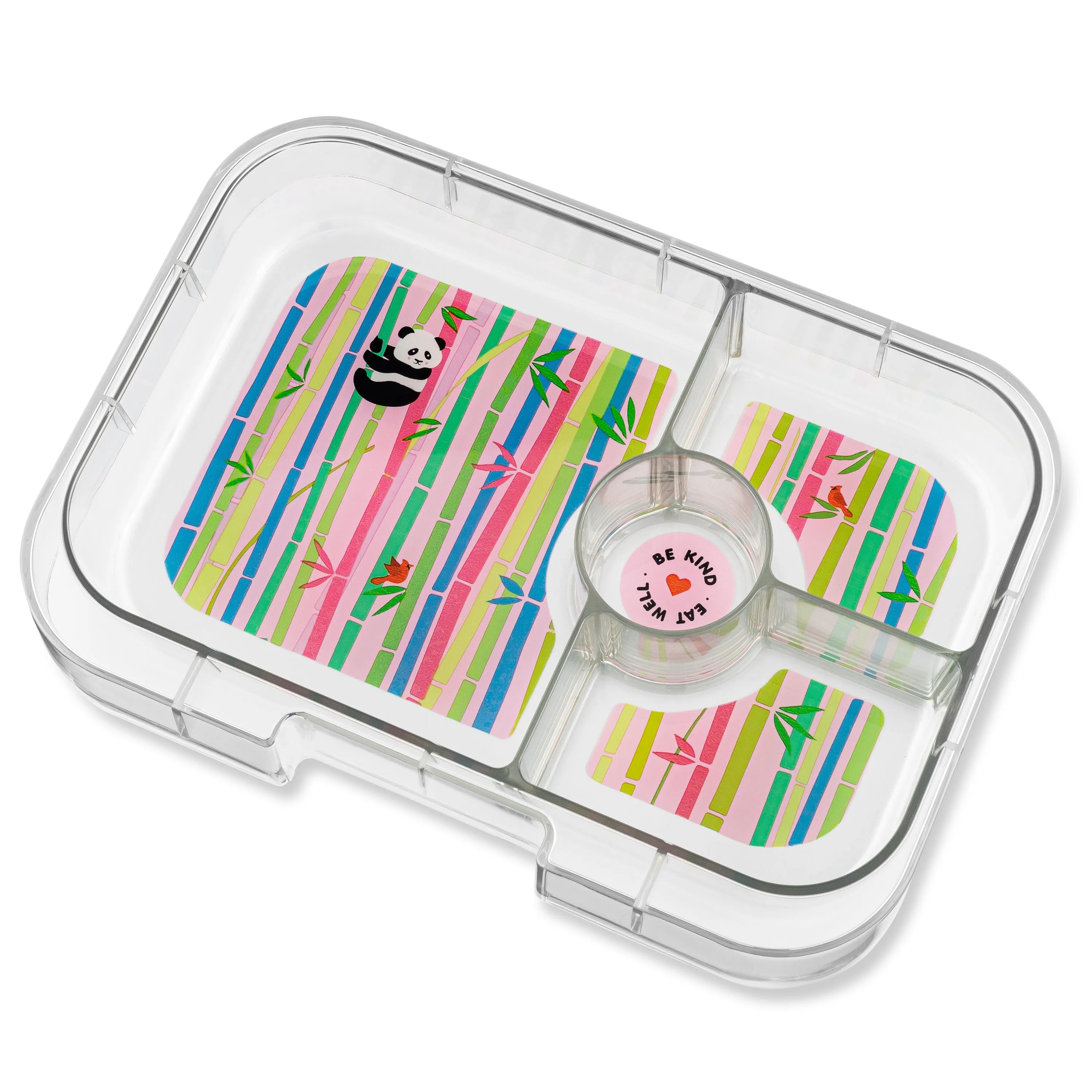 Yumbox Panino 4-Compartment Lunch Box - Dreamy Purple Panda